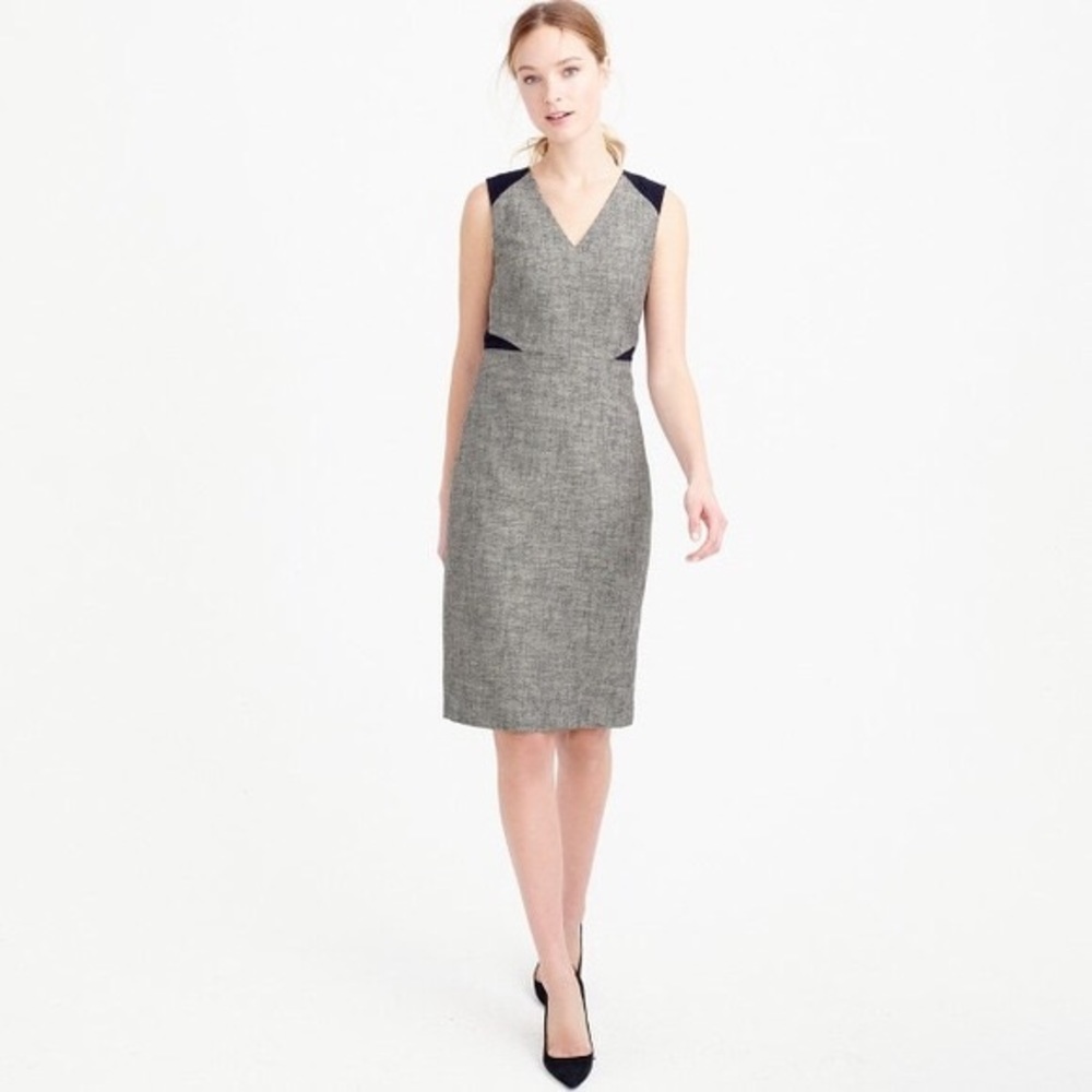 J Crew midi business dress